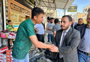 AK ADAY TORU, HAYATİ HARRANİ ESNAFINI ZİYARET ETTİ