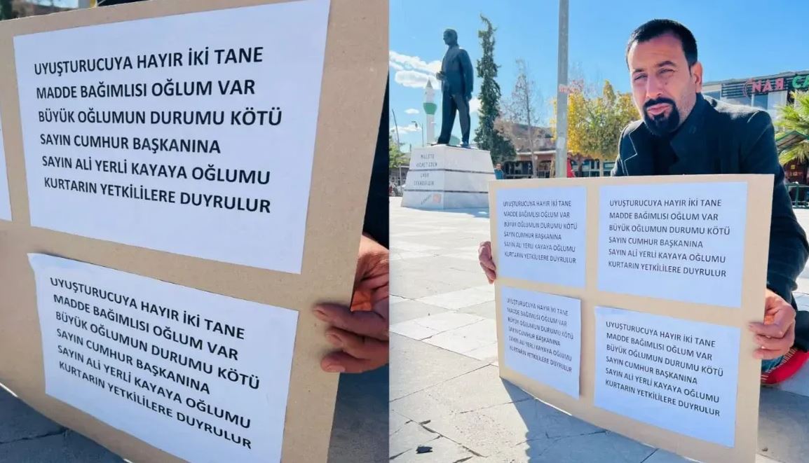Urfa’da bir babanın ‘uyuşturucu’ feryadı